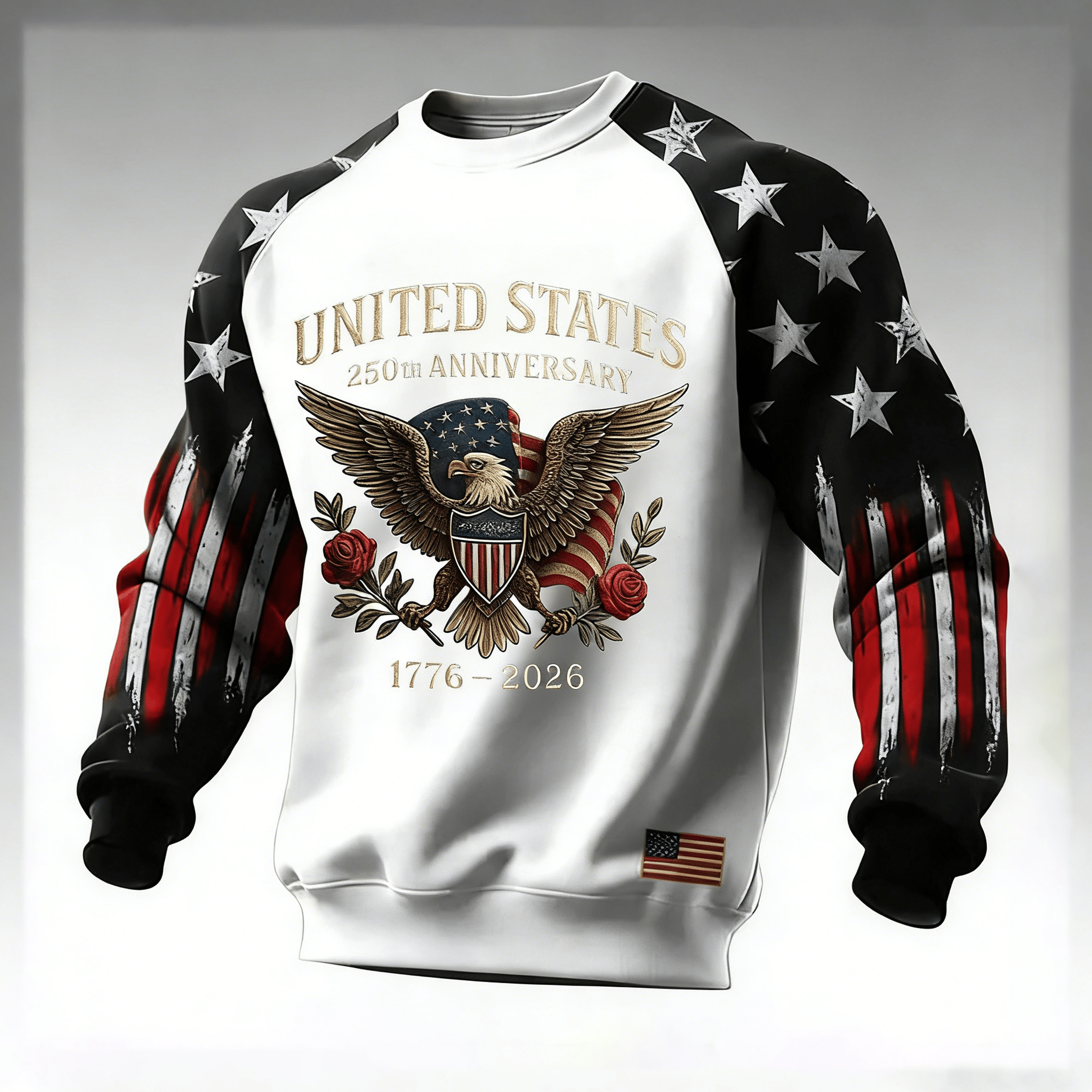 USA 250Th Anniversary 1776 2026 Sweatshirt Fourth Of July Clothing Freedom Merch