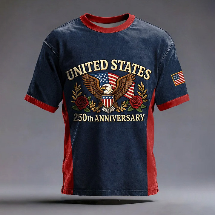 USA 250Th Anniversary 1776 2026 T-Shirt American Patriot Clothes Unique Gift For Husband