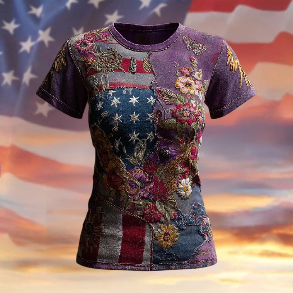 USA 250Th Anniversary 1776 2026 T-Shirt Patriotic Apparel Present For 4Th Of July