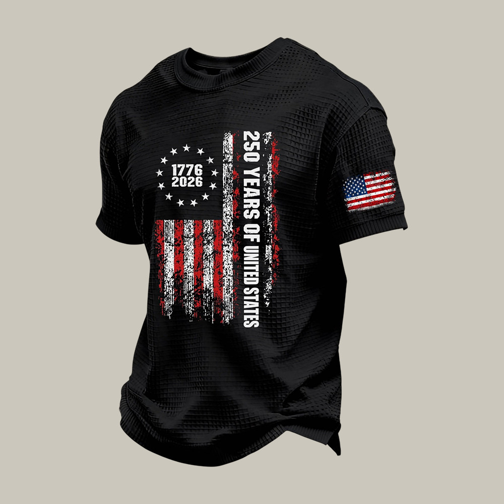 USA 250th Anniversary 1776 2026 T-Shirt Semiquincentennial Merch Patriotic Gift For Him
