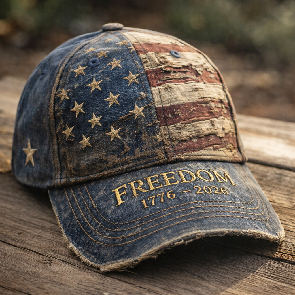USA 250Th Anniversary 1776 2026 Vintage Hat Freedom Baseball Cap Patriotic Dad Gift