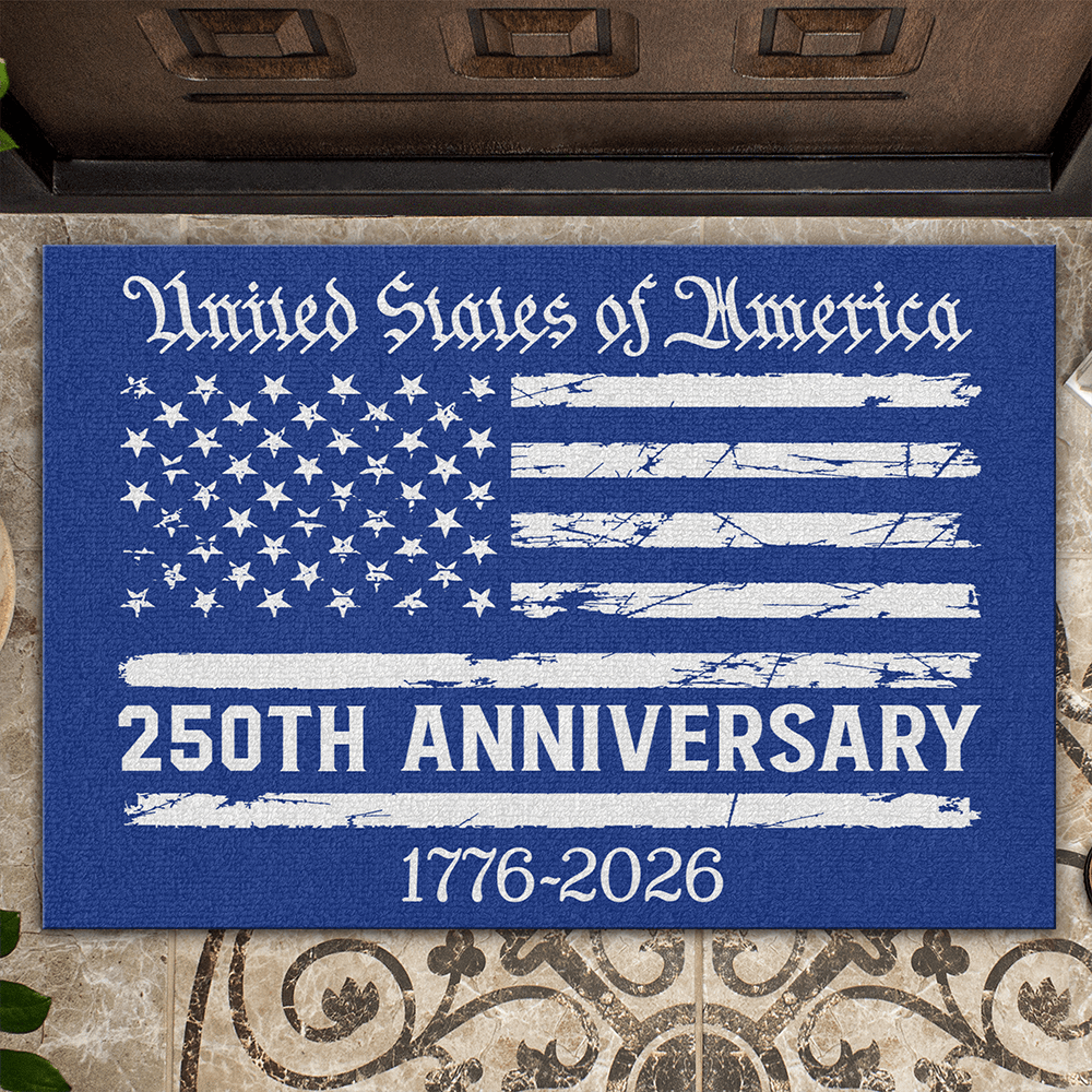 USA 250th Anniversary Doormat Independence Day House Decorations 4th Of July Gifts