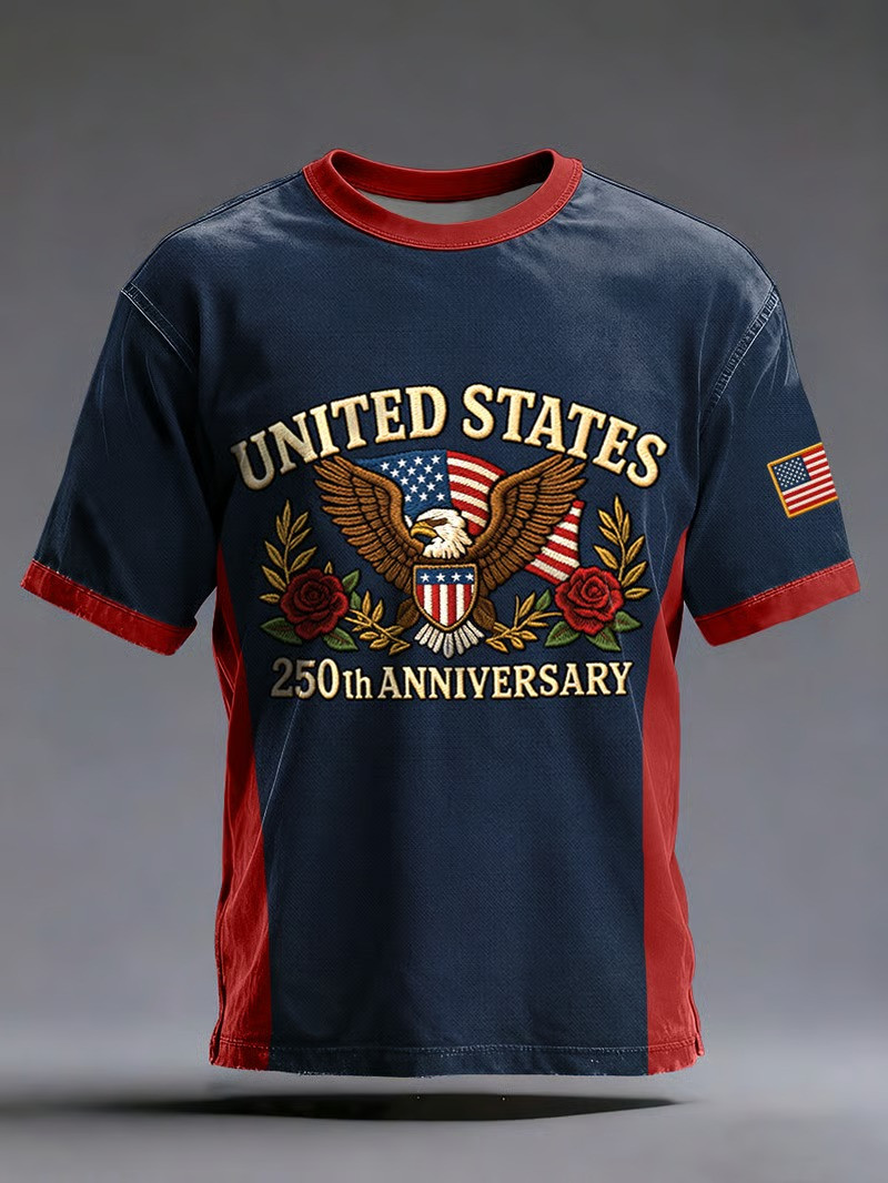 USA 250th Anniversary Eagle T-Shirt United States 1776-2026 Shirt Father Day's Gift IDeas