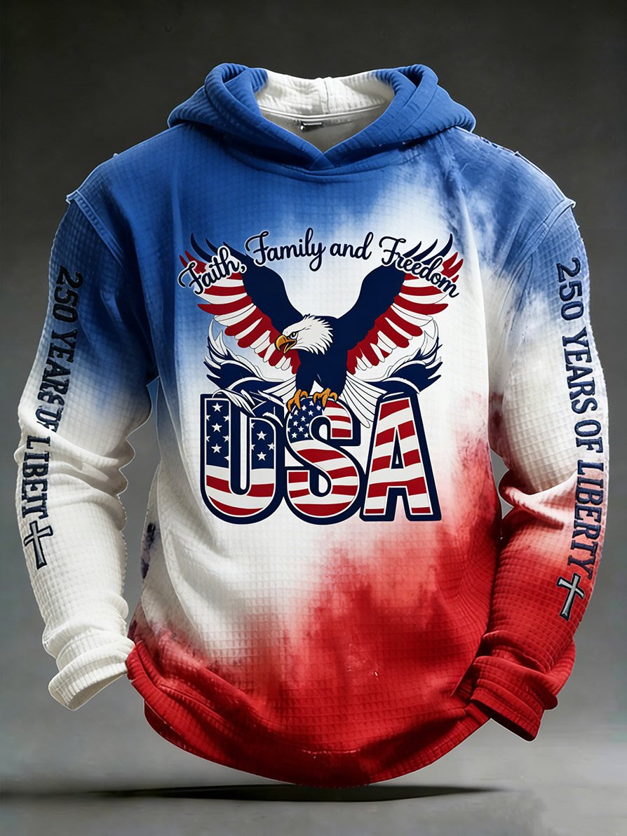 USA 250Th Anniversary Faith Family And Freedom Hoodie 250 Years Of Liberty Hoodie Patriot Gifts