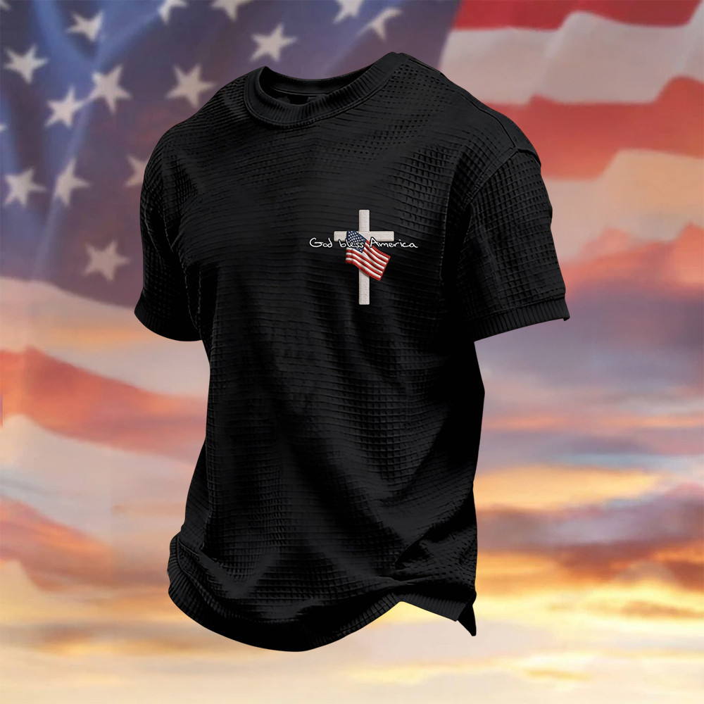USA 250th Anniversary Faith T-Shirt Independence Day 2026 Clothing Line Patriotic Gift For Him