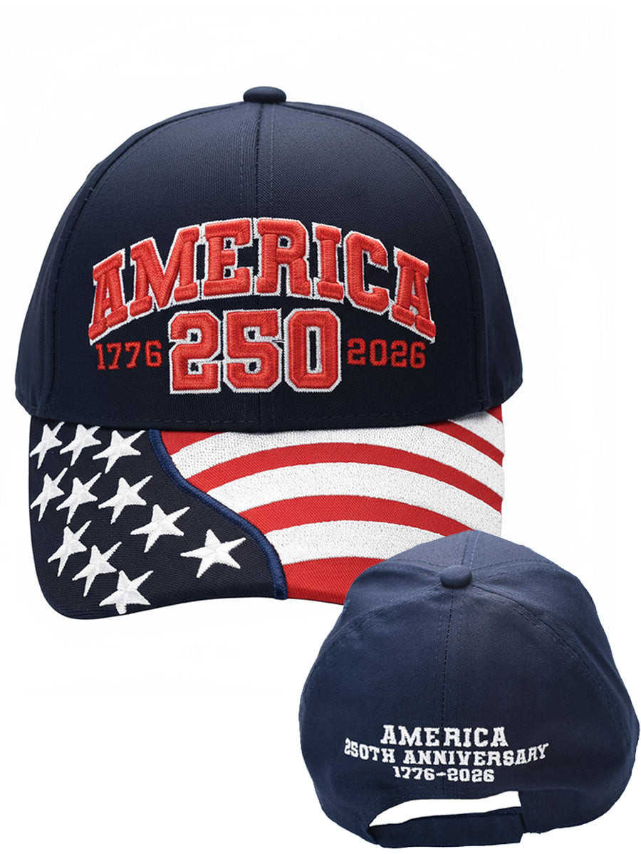 USA 250th Anniversary Hat America's Birthday 1776 2026 Baseball Cap Freedom Inspired Gifts