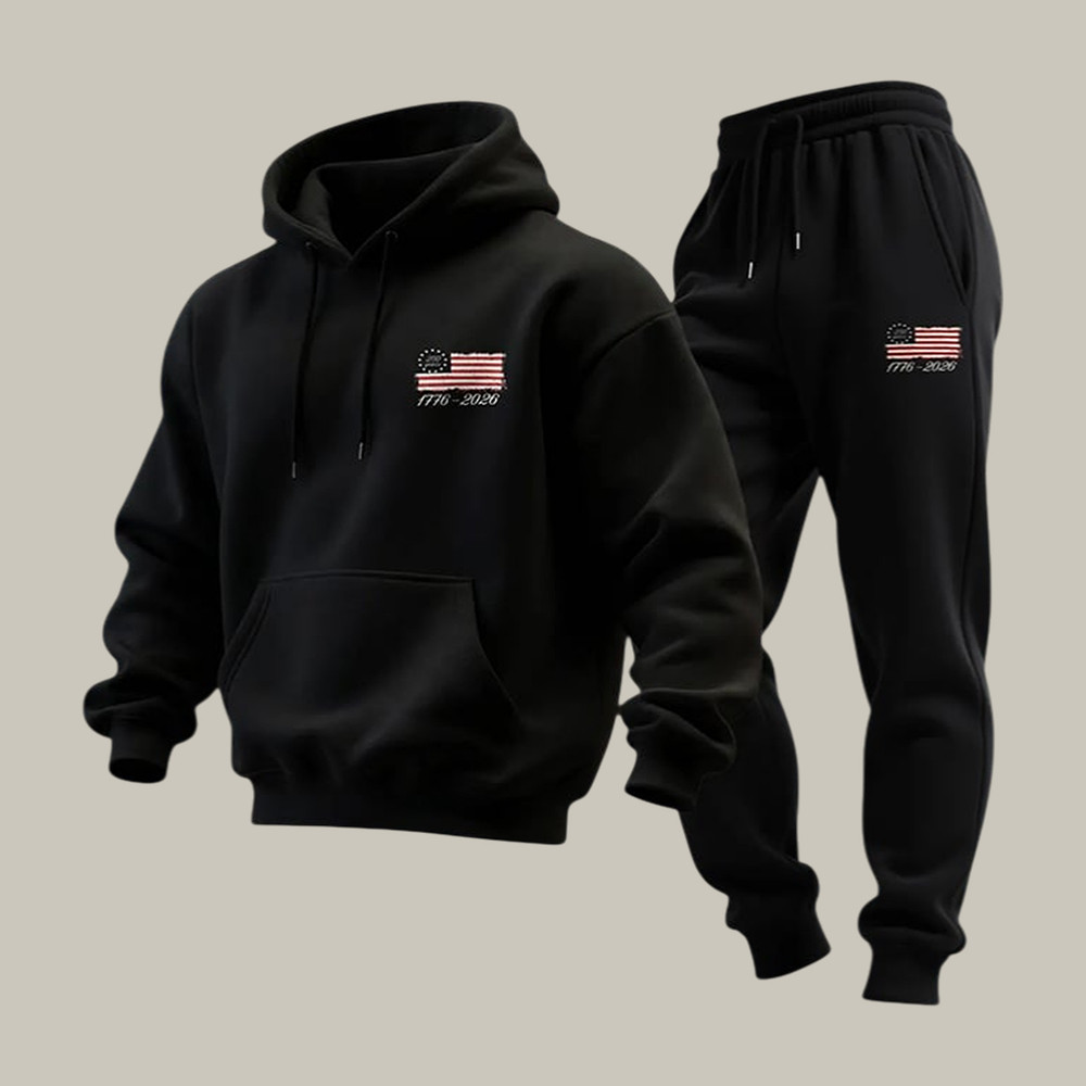 USA 250th Anniversary Hoodie And Sweatpants Independence Day 2026 Clothing July 4 Gift