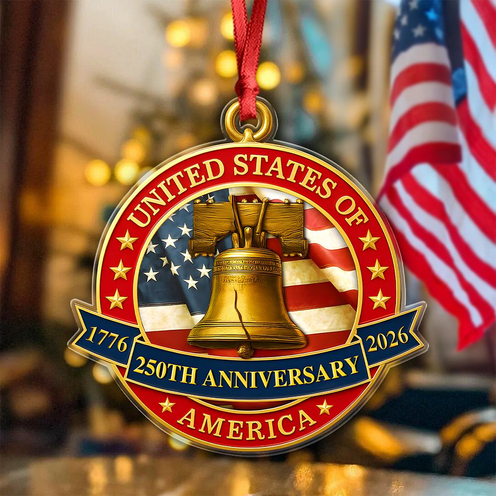 USA 250th Anniversary Liberty Bell Semiquincentennial Ornament America's 250Th Birthday Gifts