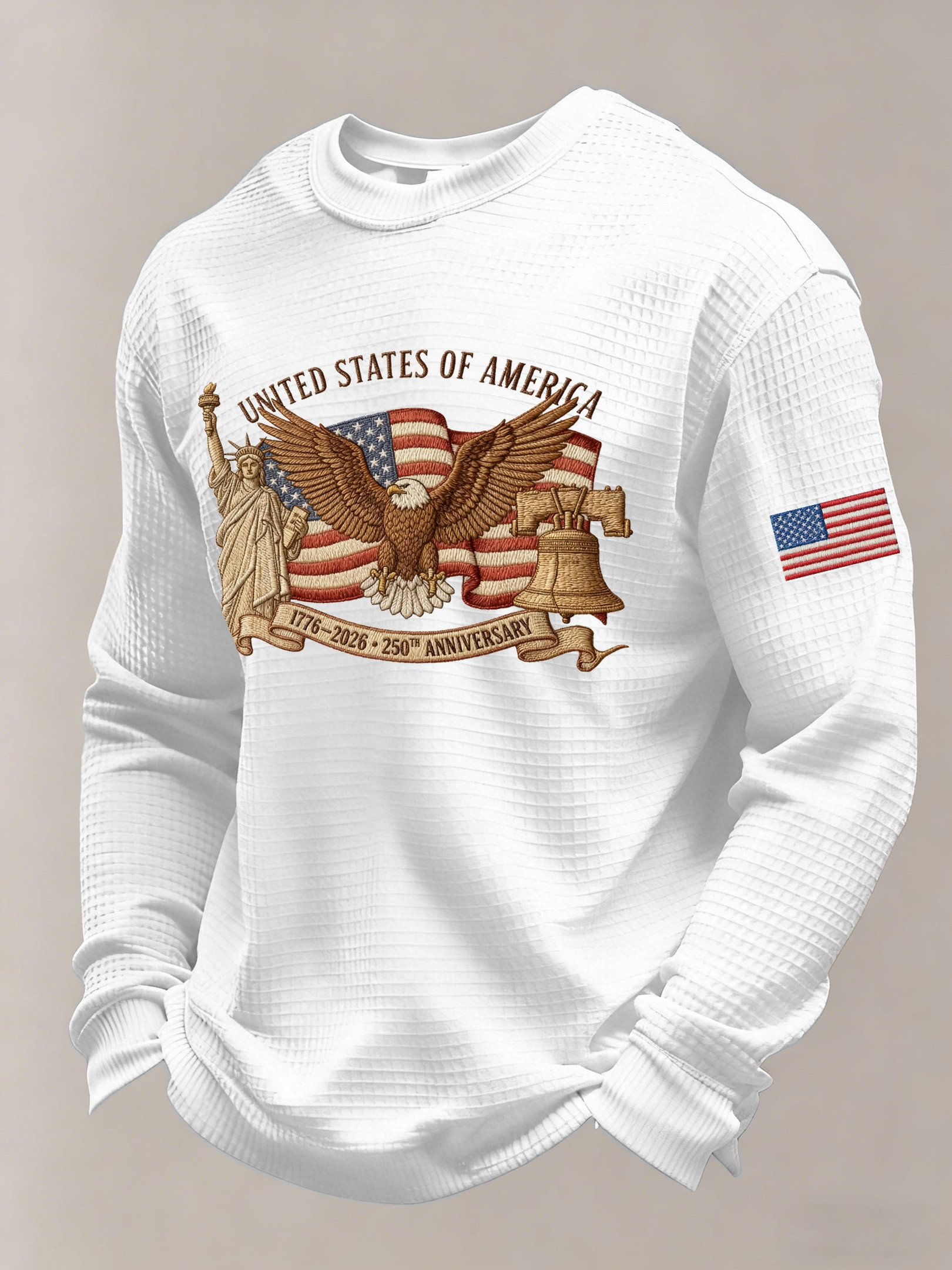 USA 250th Anniversary Long Sleeve Shirt 1776 2026 America's Birthday Merch Meaningful Gifts