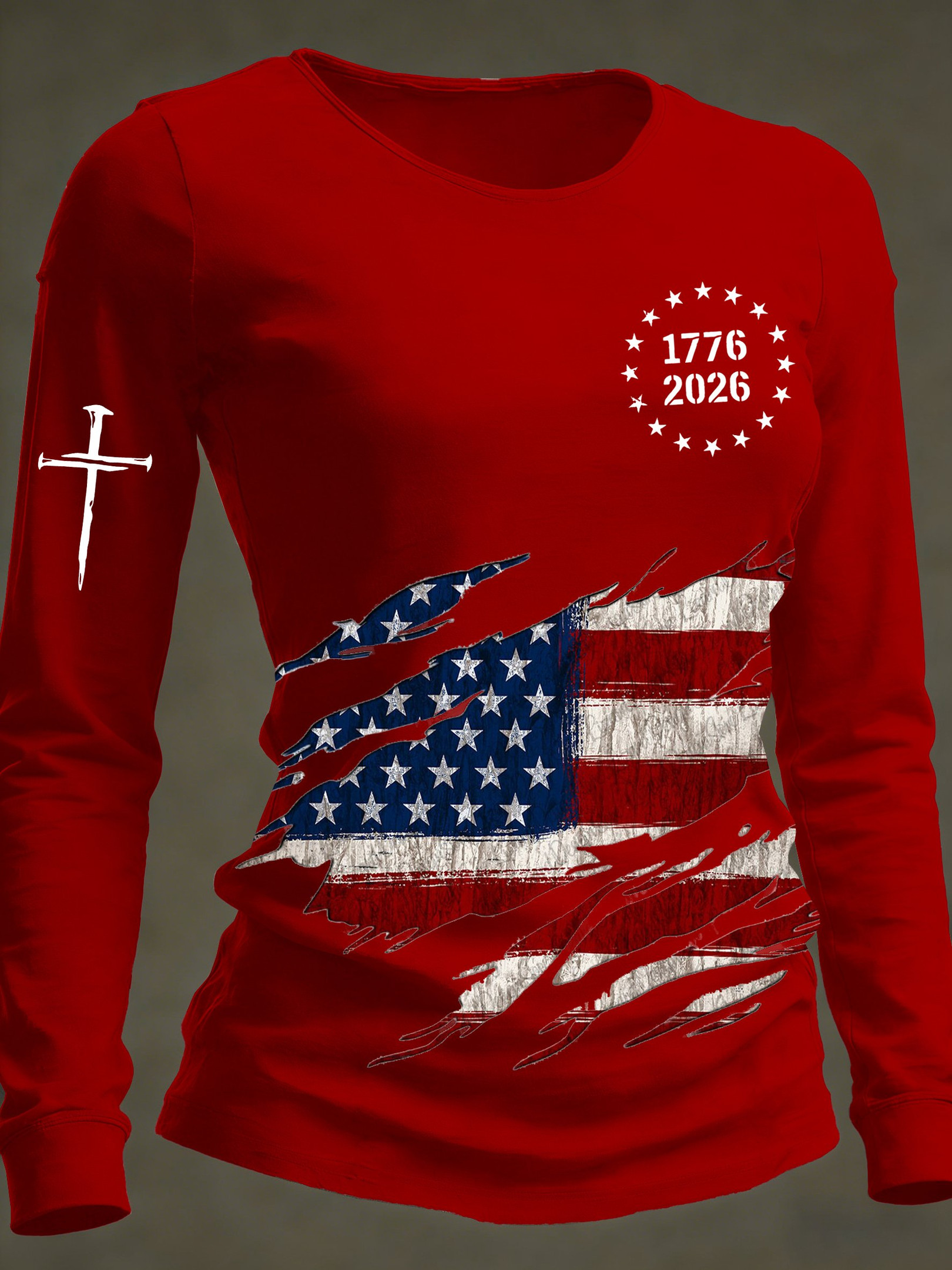 USA 250th Anniversary Long Sleeve Shirt American Flag 1776 2026 Merch Gifts For Women USA 250th Anniversary Long Sleeve Shirt American Flag 1776 2026 Merch Gifts For Women