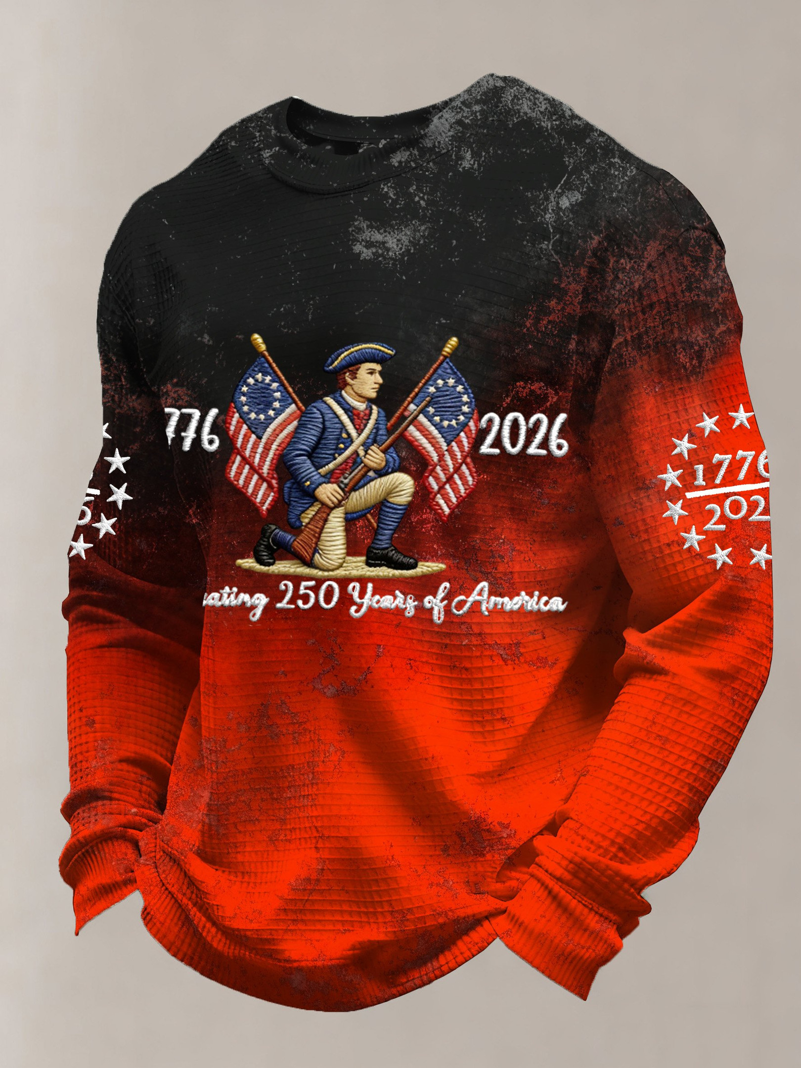 USA 250Th Anniversary Long Sleeve T-Shirt America 250 Years Strong Shirt Mens