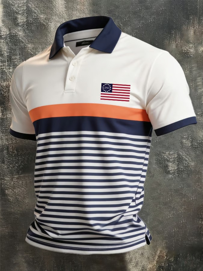 USA 250Th Anniversary Polo Shirt Independence Day Clothing Gift For Patriotic