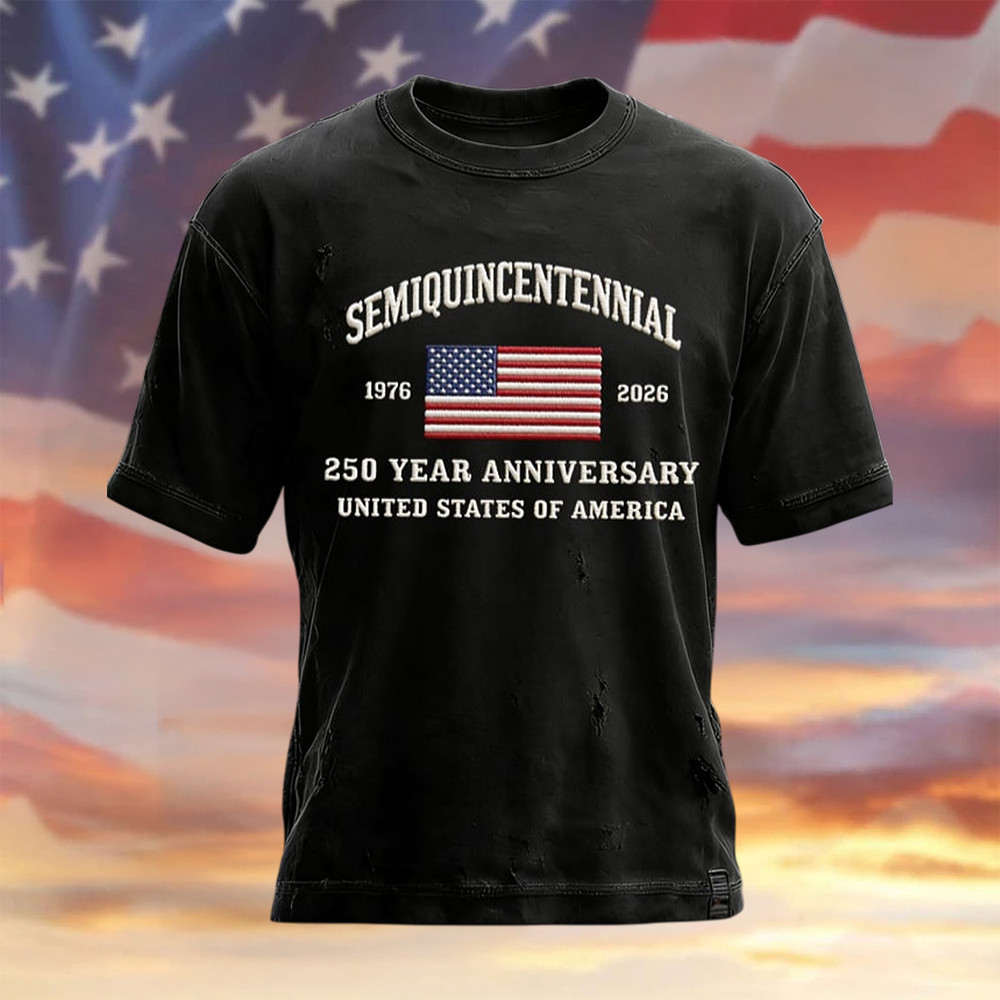 USA 250Th Anniversary Semiquincentennial T-Shirt Fourth Of July Shirt Patriotic Gift