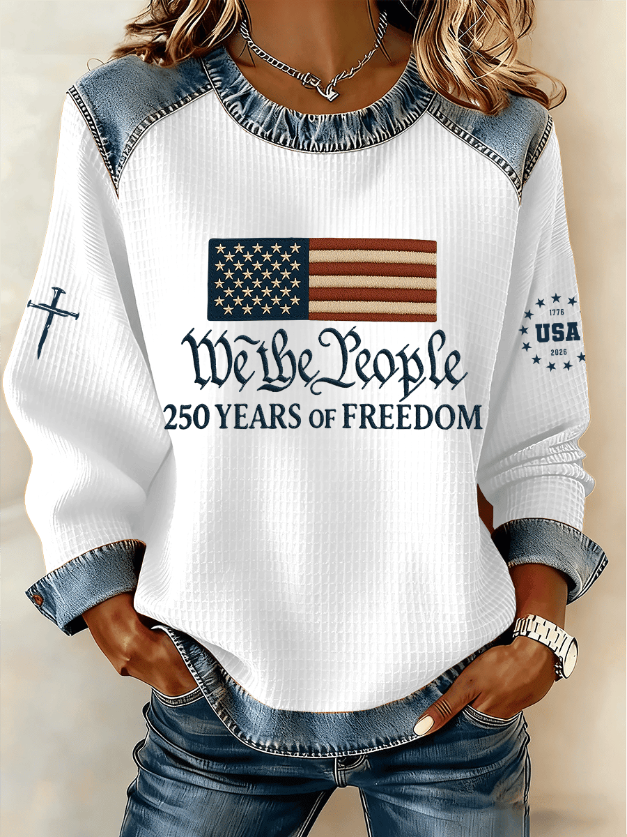 USA 250Th Anniversary Sweatshirt American Flag Sweatshirt Christian Themed Gifts