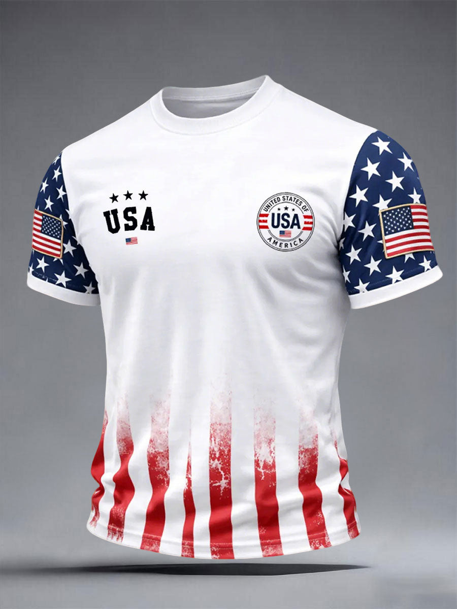 USA 250Th Anniversary T-Shirt Patriot Shirts For Men Gifts For A Patriotic Person