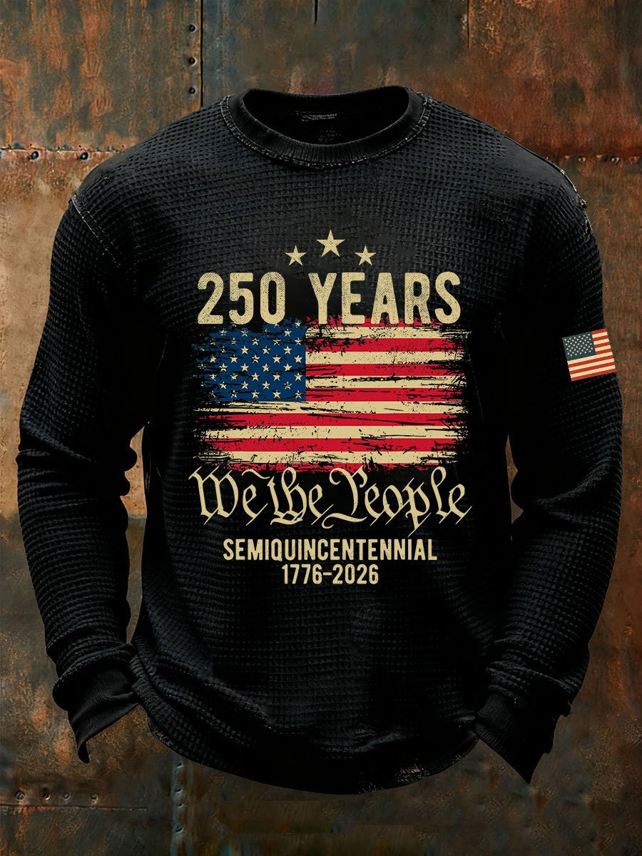 USA 250Th Anniversary We The People Semiquincentennial Long Sleeve T-Shirt US Patriot Clothing