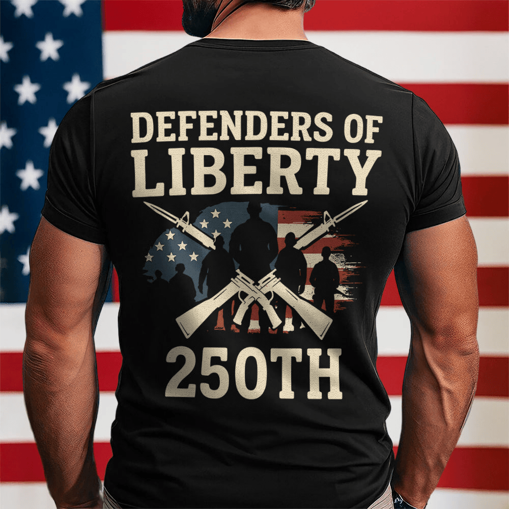 USA 250Th Defenders Of Liberty 1776 2026 T-Shirt America's 250th Birthday Shirt Patriotic Gifts