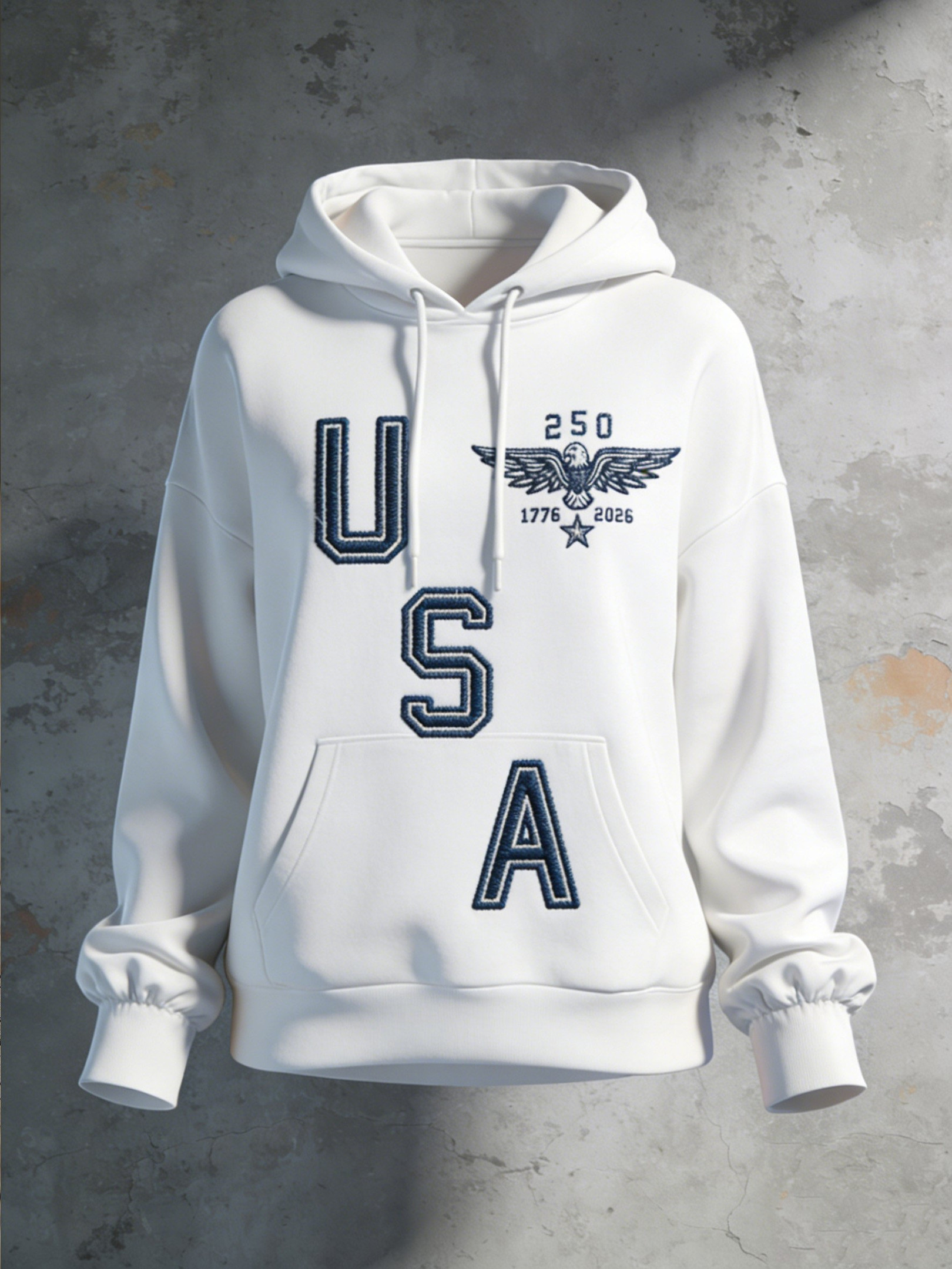 USA American 250th Anniversary 1776 2026 Hoodie America's 250 Birthday Merch 4th Of July Gifts