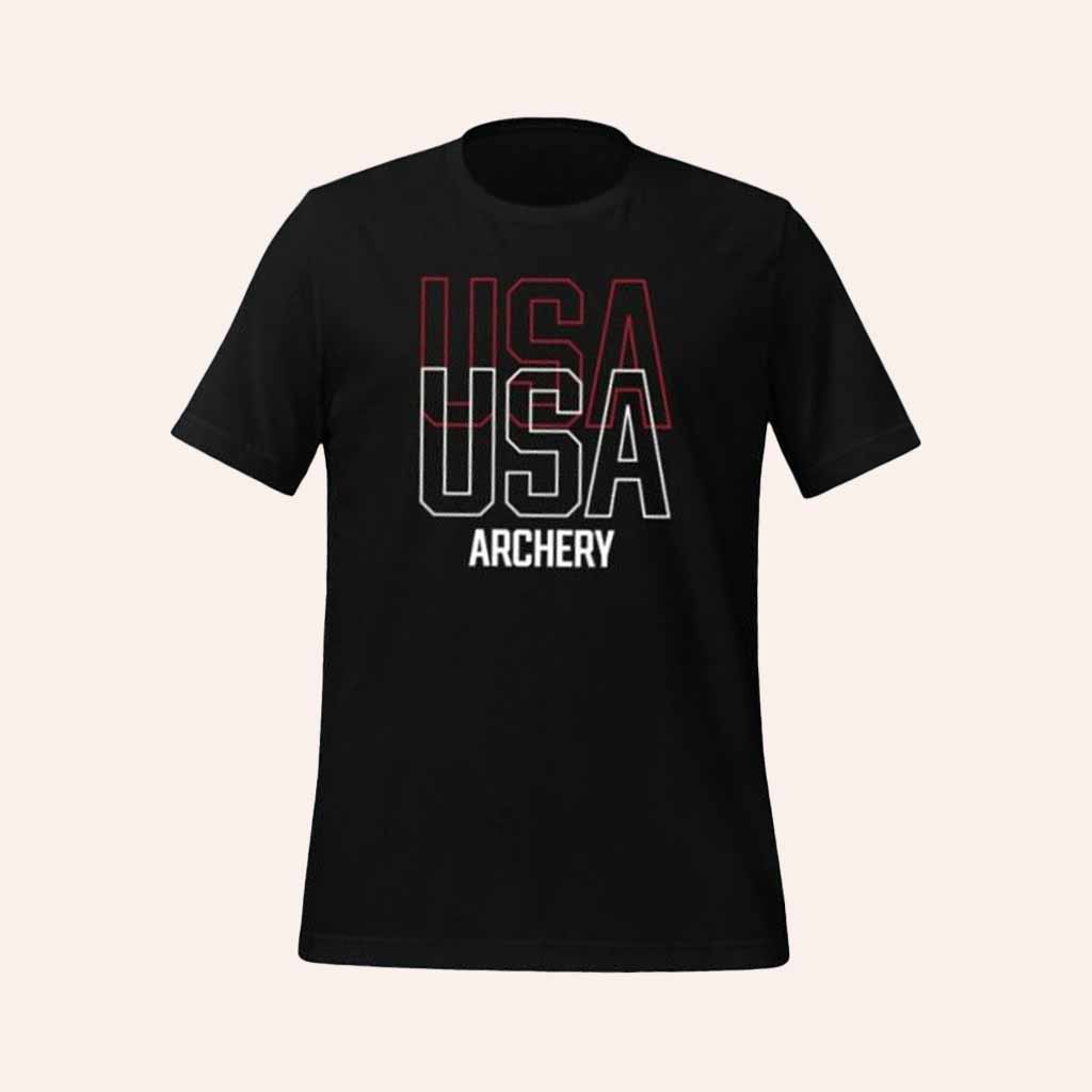 USA Archery Merch Archery Double USA Shirt Presents For Archery Lovers USA Archery Merch Archery Double USA Shirt Presents For Archery Lovers