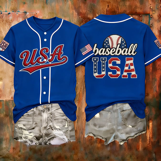 USA Baseball 2026 Jersey American Flag Baseball Merch Best Gift For Game Day