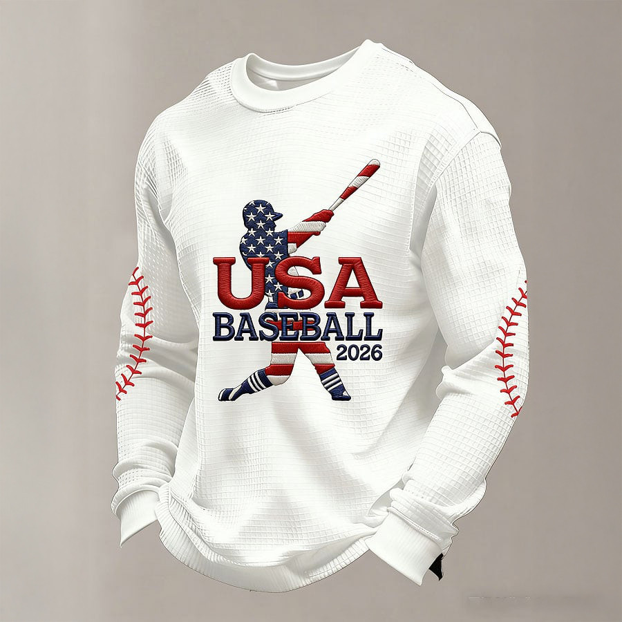 USA Baseball 2026 Long Sleeve Shirt 2026 World Baseball Classic Apparel Fan Gear