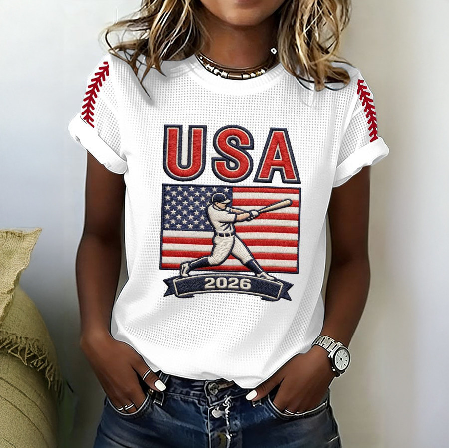 USA Baseball 2026 T-Shirt 2026 World Baseball Classic Shirt Present For Fans