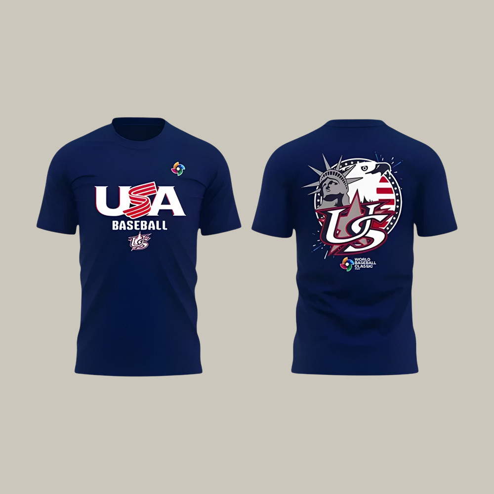 USA Baseball 2026 World Baseball Classic T-Shirt Game Day Clothes Present For Fans