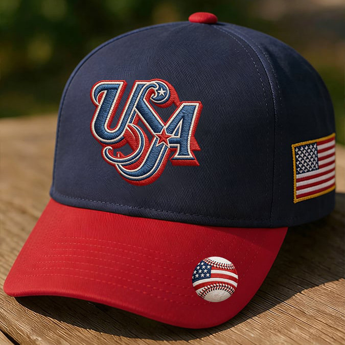 USA Baseball American Flag Hat 2026 World Baseball Classic Merch Fan Gear