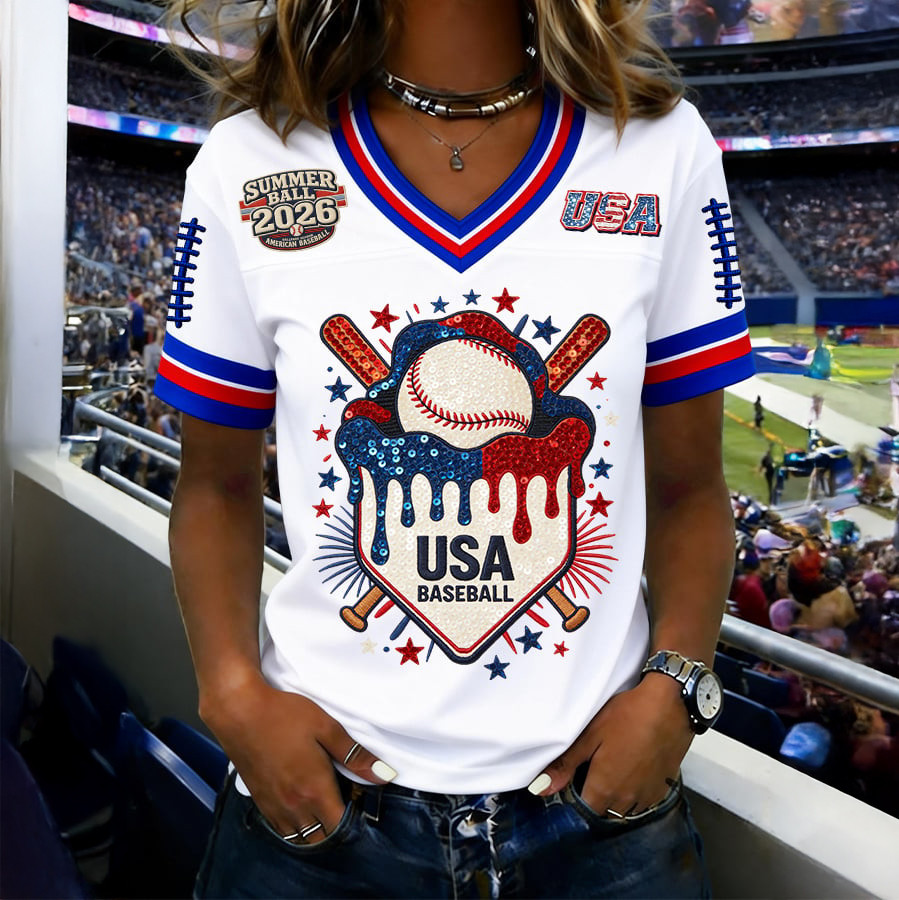 USA Baseball Graphic Jersey Team USA Baseball Score Merch Best Gift For Fans