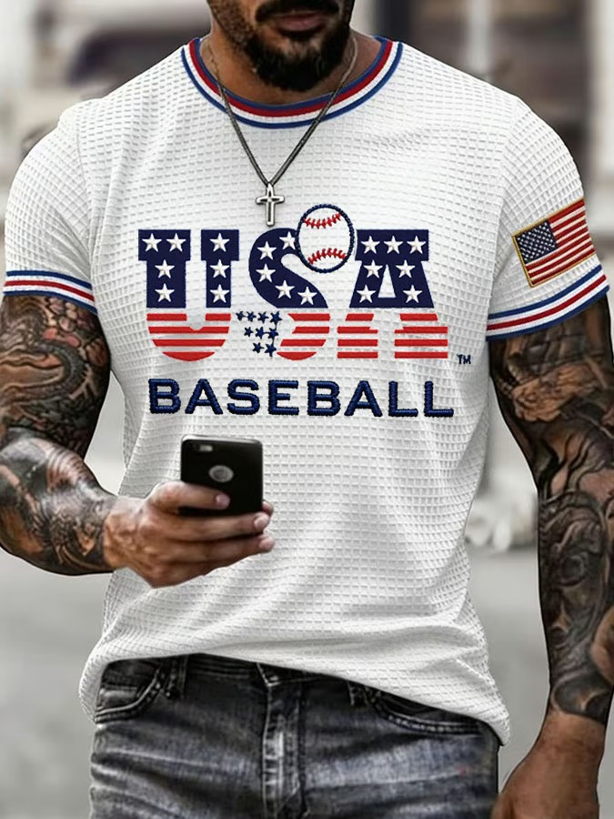 USA Baseball Graphic T-Shirt World Baseball Classic 2026 Patriotic Fan Gear Best Gift For Baseball Fans