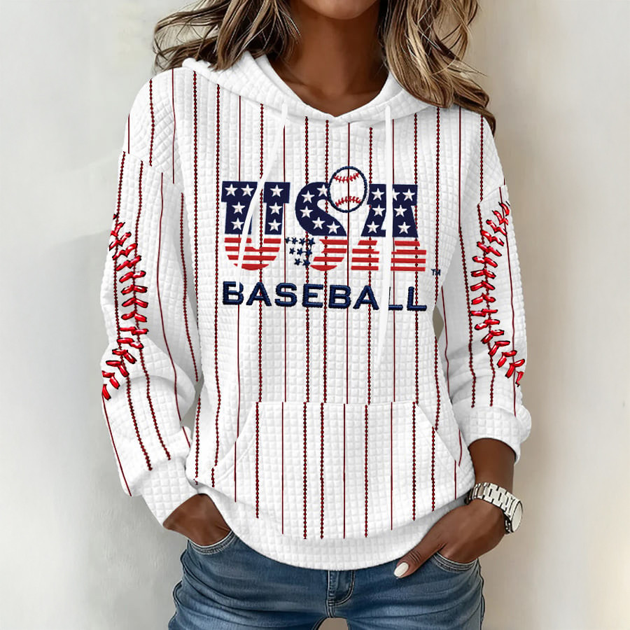 USA Baseball Hoodie 2026 World Baseball Classic Hooded Sweatshirt Game Day Gear