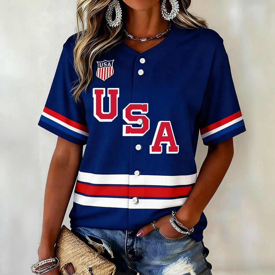 USA Baseball Jersey Team USA Baseball Clothes Present Idea For Huge Fans