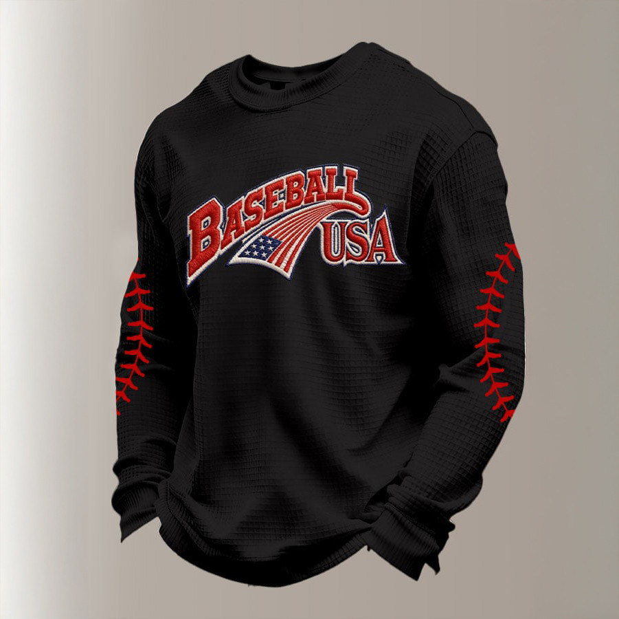 USA Baseball Long Sleeve Shirt Game Day Clothing Cool Gift For Fans