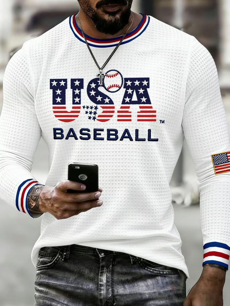 USA Baseball Long Sleeve Shirt World Baseball Classic 2026 Fan Gear Best Gift For Baseball Fans
