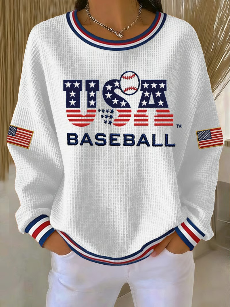 USA Baseball Sweatshirt World Baseball Classic 2026 Fan Gear Patriotic Gift For Baseball Lovers