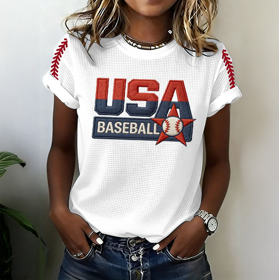 USA Baseball T-Shirt 2026 World Baseball Classic Clothes Game Day Gear