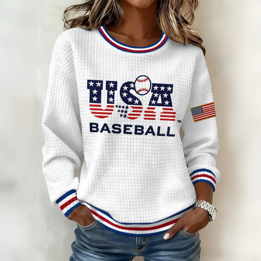 USA Baseball Team 2026 Sweatshirt American 2026 World Baseball Classic Apparel Fan Gear