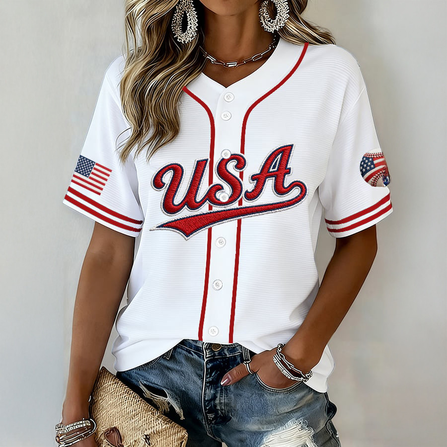 USA Baseball Team Jersey Game Day Clothing Cool Gift For Baseball Lovers