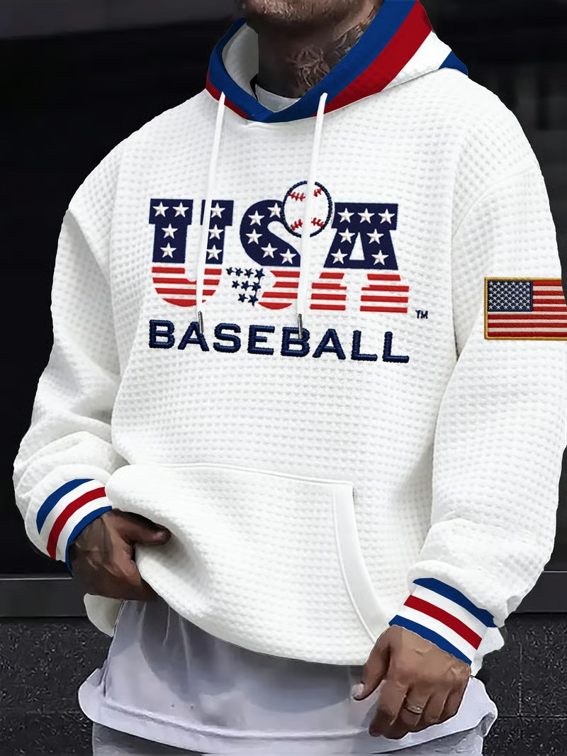 USA Baseball World Classic 2026 Hoodie Team USA Patriotic Fan Outerwear Best Gift For Baseball Fans