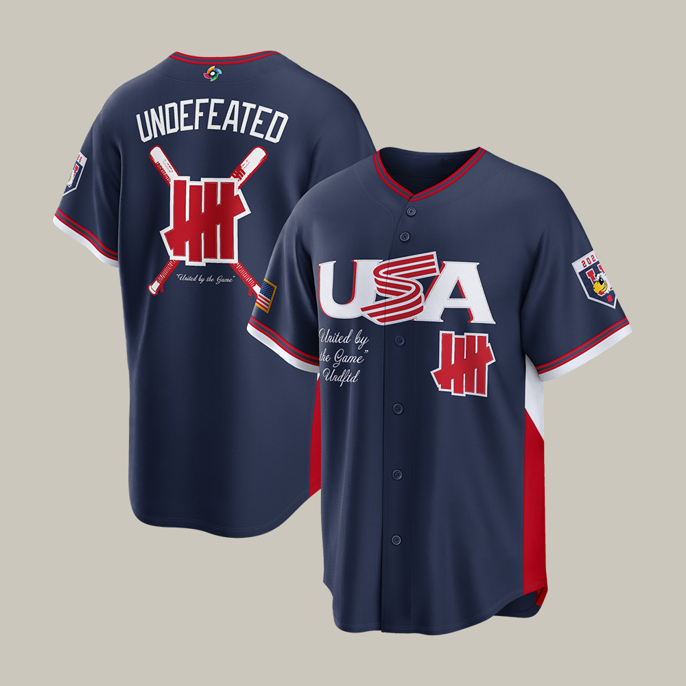 USA Baseball x Undefeated World Baseball Classic Stadium Jersey Game Day Merch Baseball Gear