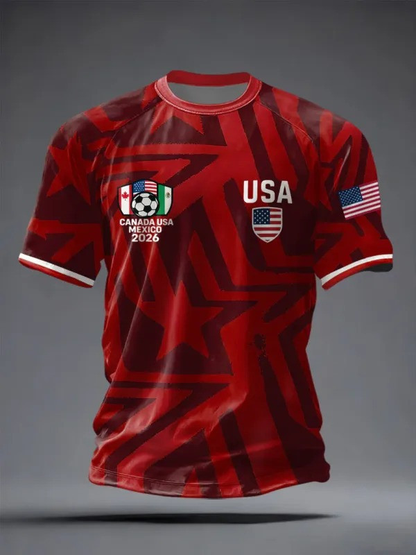 USA Canada Mexico World Cup 2026 T-Shirt Soccer Fan Gear Best Gift For Football Lovers