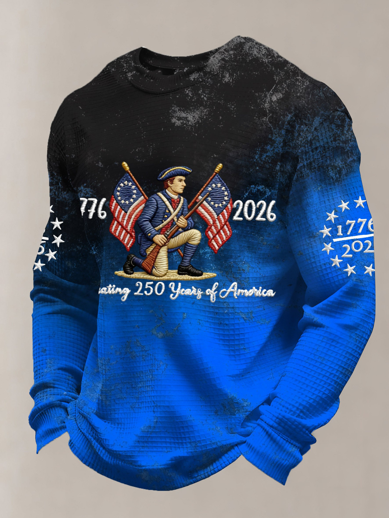 USA Celebrates 250Th Anniversary Long Sleeve T-Shirt American 250 Years Birthday Shirt