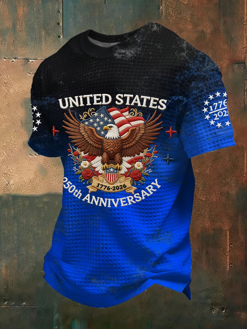 USA Eagle 250th Anniversary T-Shirt Patriotic 1776-2026 American Flag Shirt Independence Day Gift