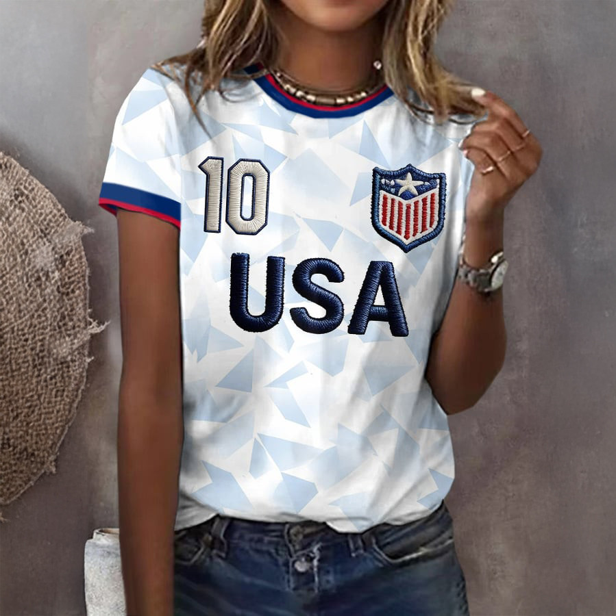 USA FIFA Club World Cup Bracket 10 T-Shirt 2026 World Cup Clothes Gift For Fans