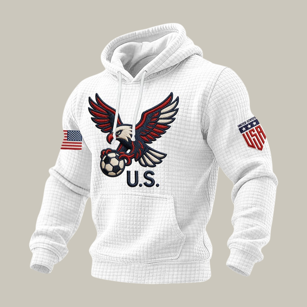 USA FIFA World Cup 2026 Eagle Hoodie US National Soccer Team Apparel Fan Gear