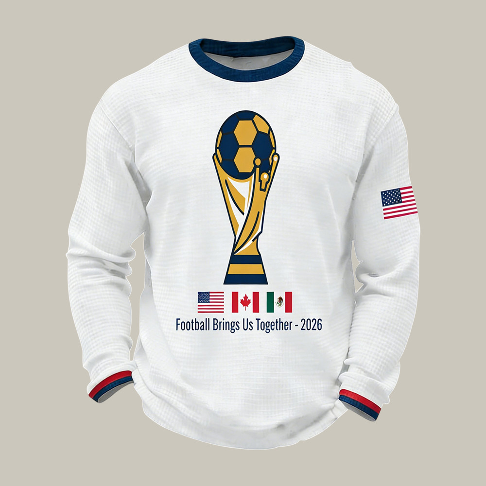 USA FIFA World Cup 2026 Long Sleeve Shirt Football Brings Us Together 2026 Apparel Soccer Lover Gift