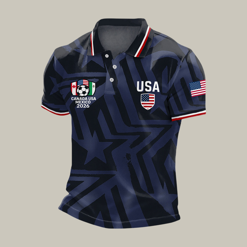 USA FIFA World Cup 2026 Polo Shirt World Cup Clothes Fan Gift For Huge Fans