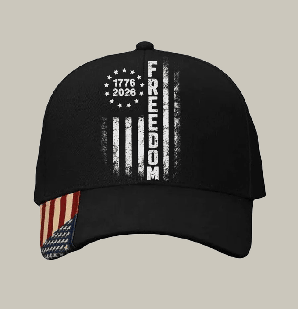 USA Freedom 1776 2026 Hat Independence Day 2026 Baseball Cap 4th Of July Gifts