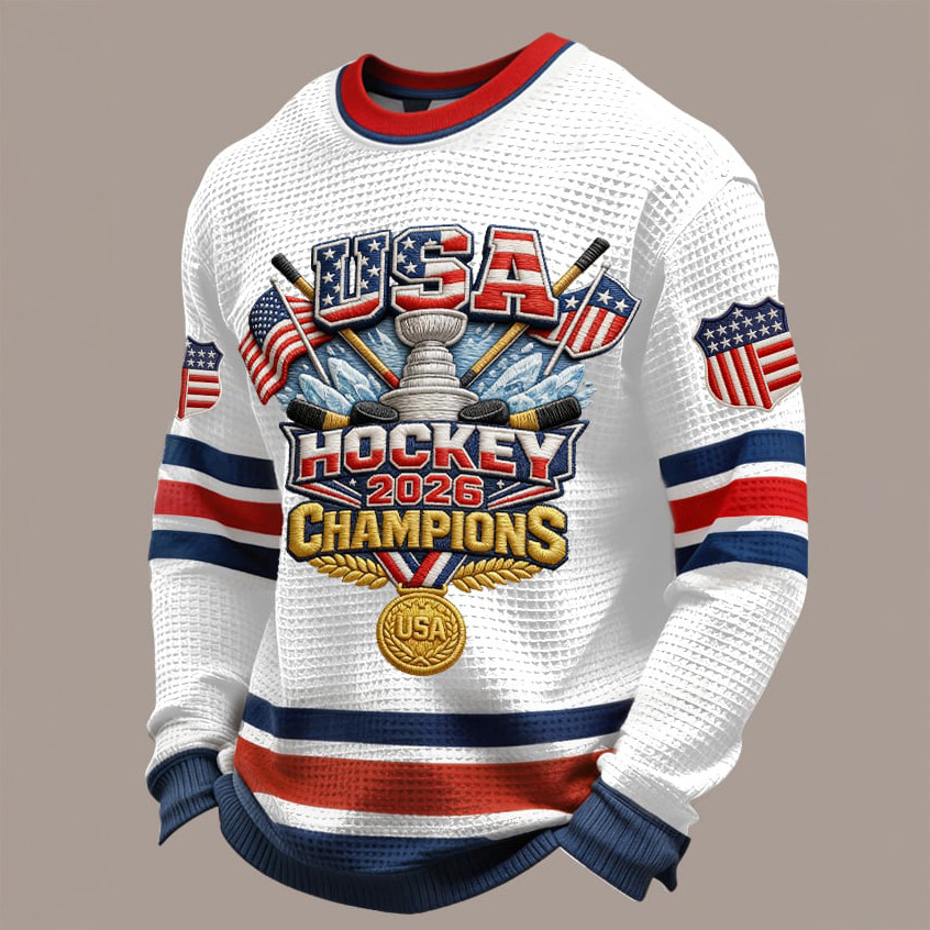 USA Hockey 2026 Gold Medal Champions Long Sleeve Shirt USA Hockey Gold Merch Best Gift For Fans