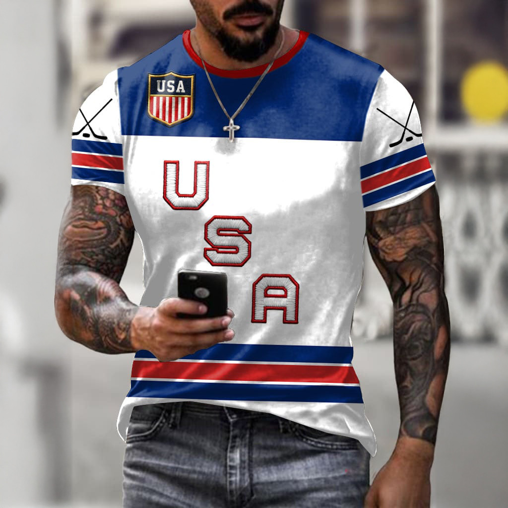 USA Hockey 2026 Winter Olympic T-Shirt USA Hockey Team Clothes Present For Fans